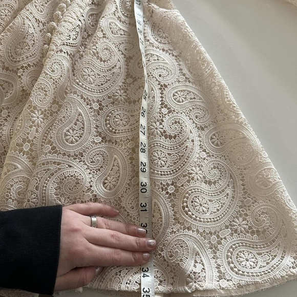 Zimmermann Ivory Lace Long Sleeve Dress - Picture 5 of 7